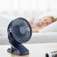 Вентилятор міні настільний портативний із затискачем на акумуляторі
