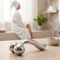 Ручний Масажер для тіла Venko Anti- Cellulite 3D від целюліту та набряків Металік