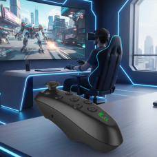 Геймпад Bluetooth бездротовий пульт джойстик для Android/iOS VR 3D Чорний