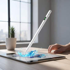 Магнітний стилус активний для письма та малювання LED дисплей для iOS Білий