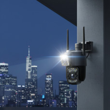 Вулична камера відеоспостереження SC03 V380pro з поворотним механізмом і нічним баченням, Wi-Fi LAN