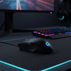 Дротова ігрова комп'ютерна миша G302 Daedalus Prime з підсвіткою Чорна