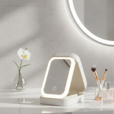 Багатофункційний органайзер для макіяжу зі світловим дзеркалом LED