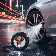 Компресор Автомобільний 260 psi у формі автомобільного колеса