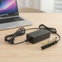 Універсальний зарядний пристрій для ноутбука 120W UKC Power 8в1 блок живлення