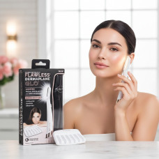 Жіноча бритва для обличчя Тример жіночий для обличчя з підсвічуванням Flawless Dermaplane