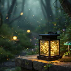 Сонячний підвісний ліхтар UniSolar NF101 з теплим LED-світлом і вологозахистом для вулиці