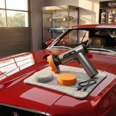 Акумуляторна полірувальна машинка для авто AND LY-987 з 3 дисками USB