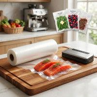 Вакуумні пакети для їжі vaccum bag 25 см для харчів