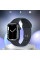 Фитнес-часы Watch X8 MX с шагомером, спортивные умные часы с цветным дисплеем, прямоугольный корпус, черные