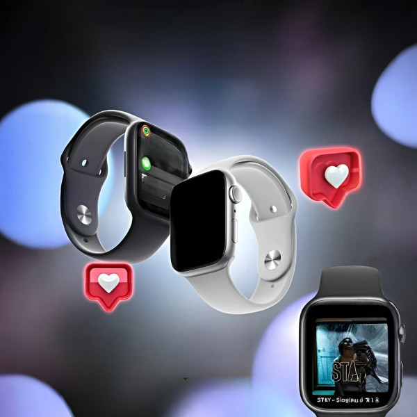 Фитнес-часы Watch X8 MX с шагомером, спортивные умные часы с цветным дисплеем, прямоугольный корпус, черные