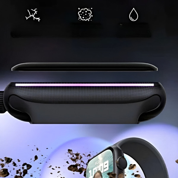Фитнес-часы Watch X8 MX с шагомером, спортивные умные часы с цветным дисплеем, прямоугольный корпус, черные