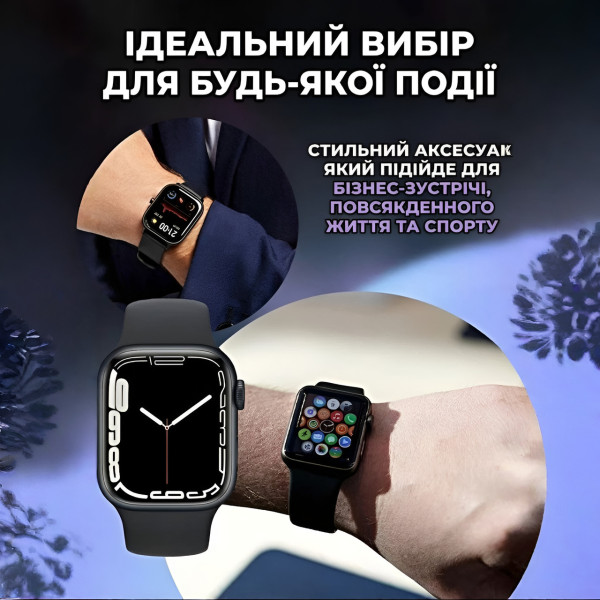 Фитнес-часы Watch X8 MX с шагомером, спортивные умные часы с цветным дисплеем, прямоугольный корпус, черные
