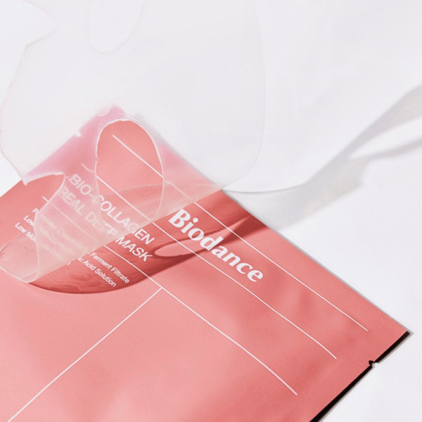 Гидрогелевая маска для лица Biodance Bio-Collagen Real Deep Mask 4 шт с коллагеном для всех типов кожи