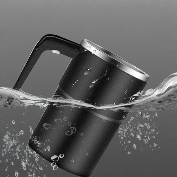 Кружка с подогревом и LCD дисплеем JB-01 Self Stirring Mug 380 мл с функцией саморазмешивания