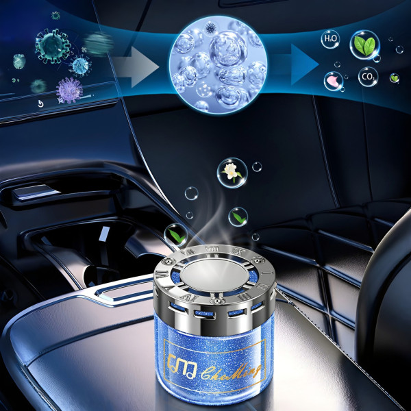 Гелевый автомобильный ароматизатор Car Aromatherapy 2 шт с океаническим ароматом для подстаканника