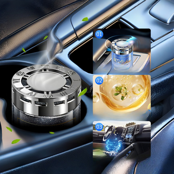 Гелевый автомобильный ароматизатор Car Aromatherapy 2 шт с океаническим ароматом для подстаканника