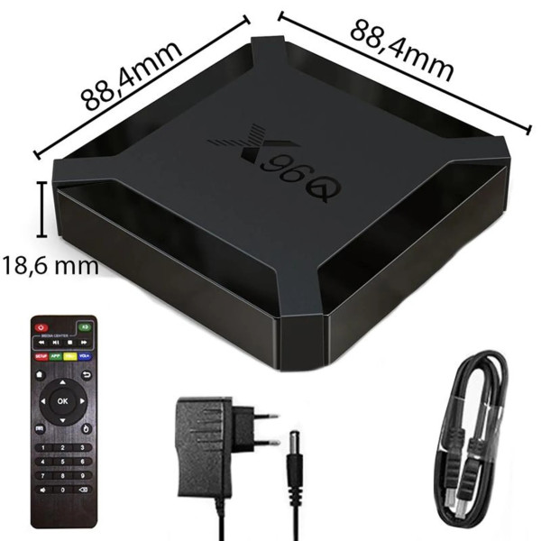 Смарт приставка X96 Max Android TV Box с поддержкой 4K Ultra HD и Wi-Fi для телевизора