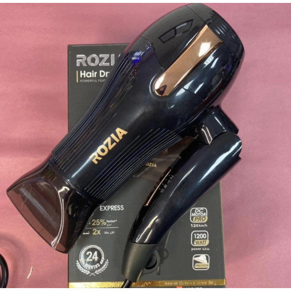 Дорожный фен Rozia HC 817O складной компактный для сушки и укладки волос мощностью 1200 Вт