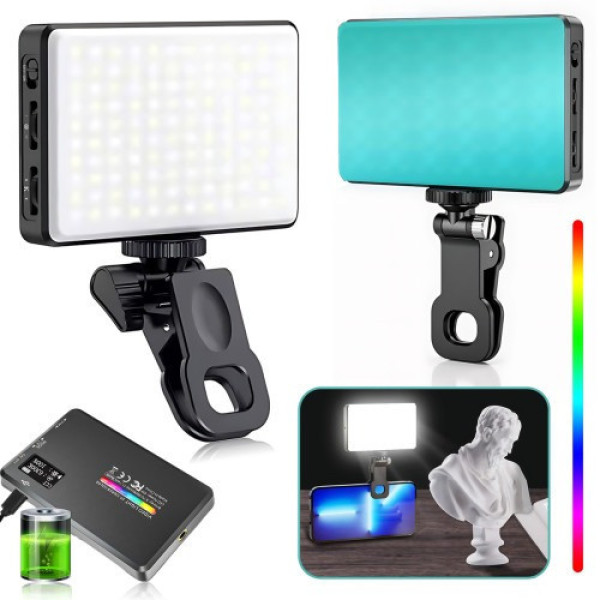 LED лампа AND 5265 RGB для фото- и видеосъемки блогера
