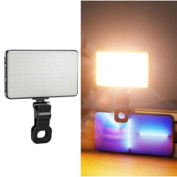 LED лампа AND 5265 RGB для фото- и видеосъемки блогера