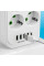 Мережевой фильтр-переноска D10 с 10 розетками и USB Type-C PD, длина 5 м