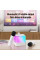 Беспроводная колонка K18 Bluetooth с караоке, RGB подсветкой и двумя микрофонами