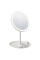 Настольное косметическое зеркало AMIRO LED с сенсорной подсветкой и аккумулятором, круглое, портативное