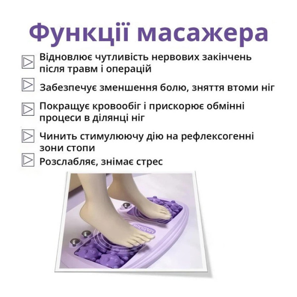 Роликовый массажер для ног и икр Cat Claw Style Foot Massager