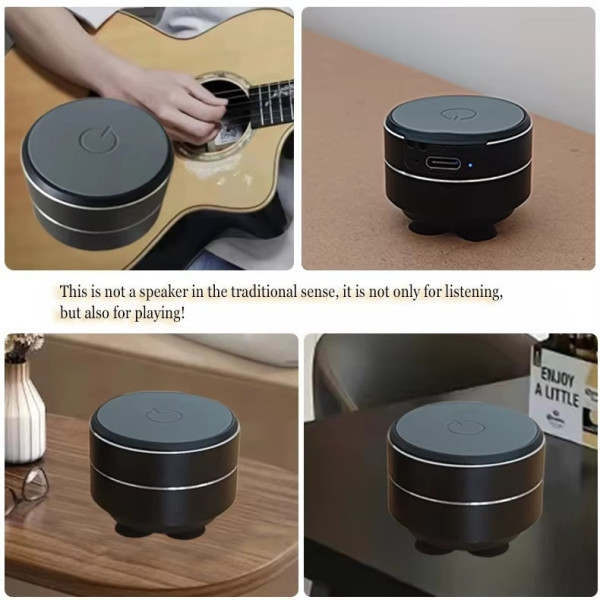 Портативная вибрационная колонка Hombasing с Bluetooth и аккумулятором