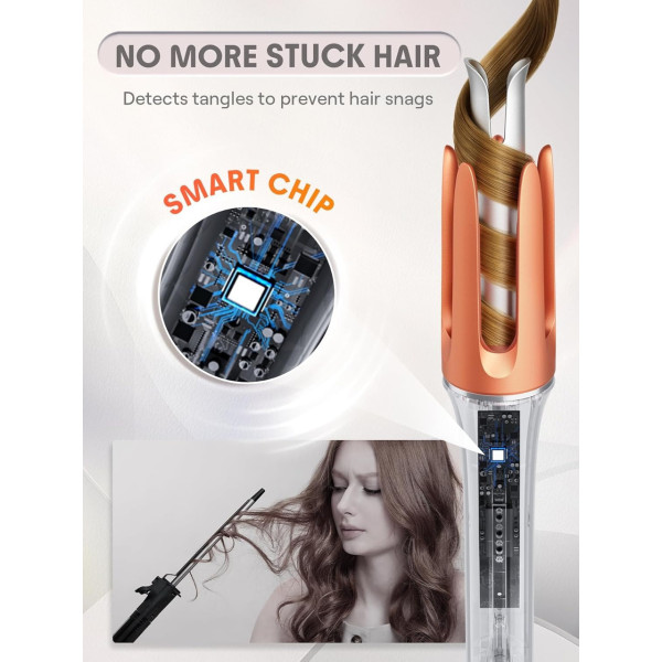 Плойка автоматическая Sheglam Hair Curler Bella с керамическим покрытием и терморегулятором для завивки волос