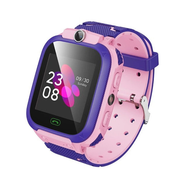 Смарт-часы детские Y105A с GPS, LBS и SIM-картой, умные часы с цветным дисплеем и силиконовым ремешком