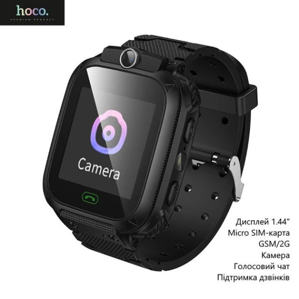 Смарт-часы детские Y105A с GPS, LBS и SIM-картой, умные часы с цветным дисплеем и силиконовым ремешком