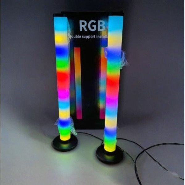 Напольная лампа торшер LED KBB-3A RGB комплект из 2 шт с пультом дистанционного управления
