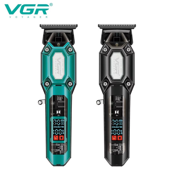 Аккумуляторная машинка для стрижки волос VGR V-900 триммер для головы