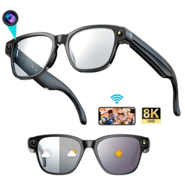 Смарт-очки L801 с фотохромной линзой, камерой 8MP, Wi-Fi и управлением AI