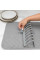 Настольная сушилка для посуды Dish Drain Rack с микрофибровым ковриком одного уровня