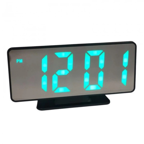 Часы цифровые VST-888H RGB настольные LED с зеркальной поверхностью