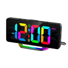 Часы цифровые VST-888H RGB настольные LED с зеркальной поверхностью