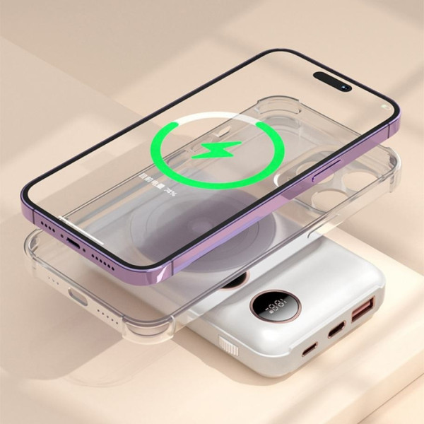 Внешний аккумулятор Powerbank REMAX RPP-527 10000 mAh с кабелями и функцией MagSafe