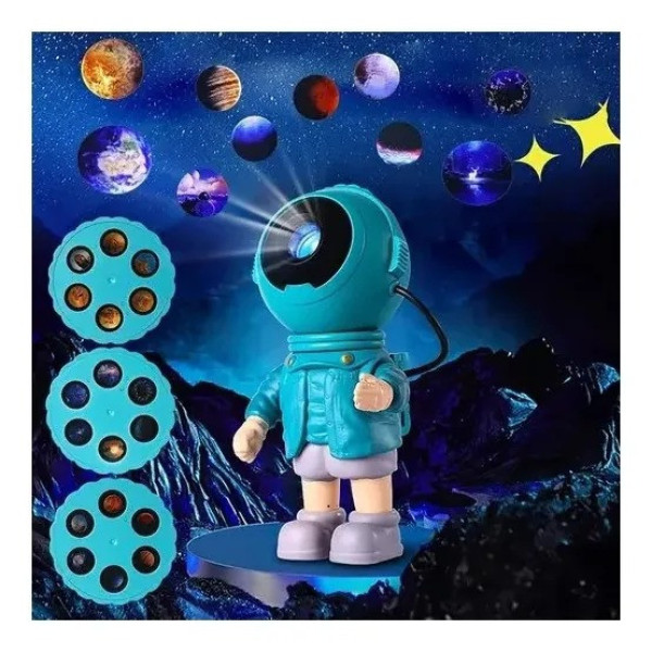Ночник-проектор Astronaut Infinity Star LED с эффектом космоса