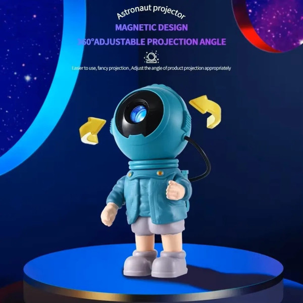 Ночник-проектор Astronaut Infinity Star LED с эффектом космоса