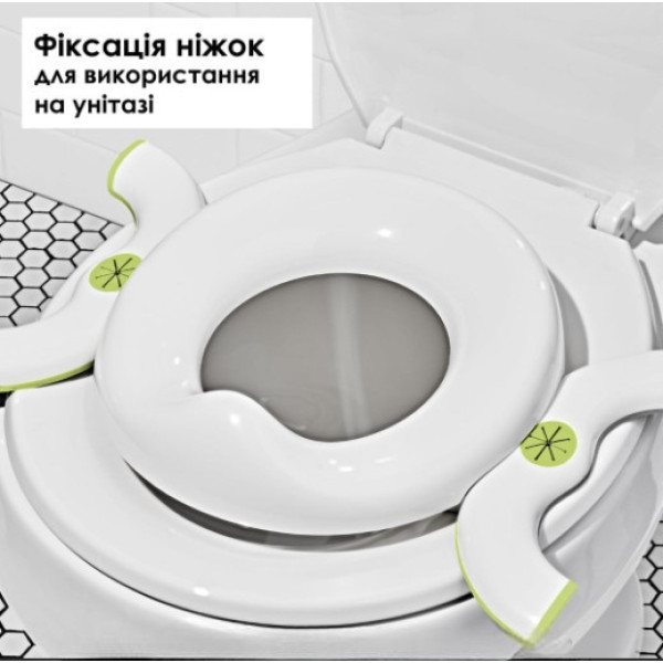 Складной детский горшок 2 в 1 переносной дорожный туалет