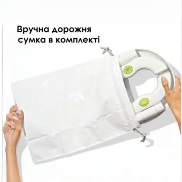 Складной детский горшок 2 в 1 переносной дорожный туалет