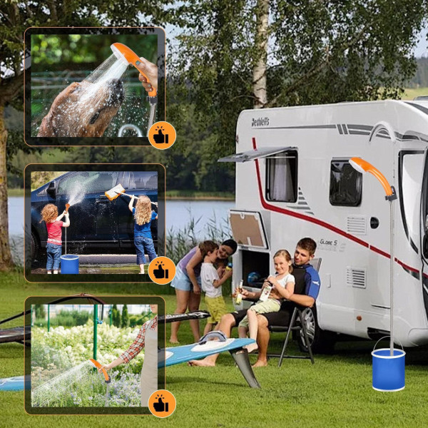 Туристический переносной душ Portable Outdoor Shower для путешествий