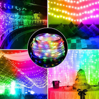 Лента светодиодная 10 м RGB Bluetooth гирлянда USB Dreamcolor