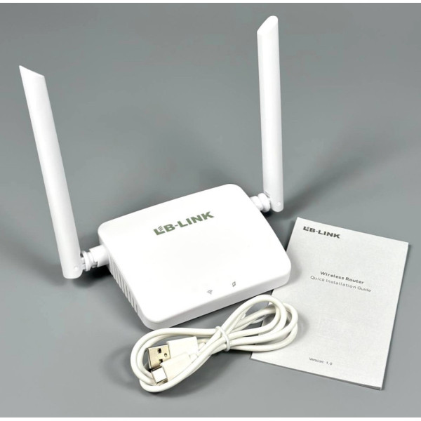 Проводной маршрутизатор LB-LINK BL-CPE600EU 4G LTE с внешними антеннами Wi-Fi