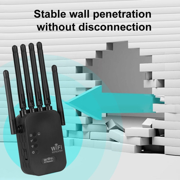 Репитер Wi-Fi для дома и квартиры с усилением сигнала и функцией точки доступа, питание от сети 220В