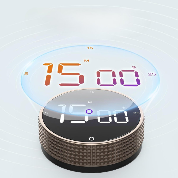 Цифровой кухонный таймер с LED-дисплеем, магнитом, секундомером и функцией обратного отсчёта