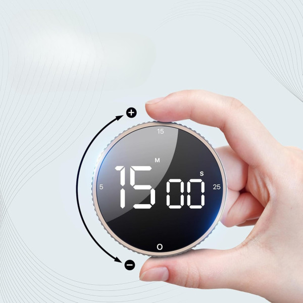 Цифровой кухонный таймер с LED-дисплеем, магнитом, секундомером и функцией обратного отсчёта